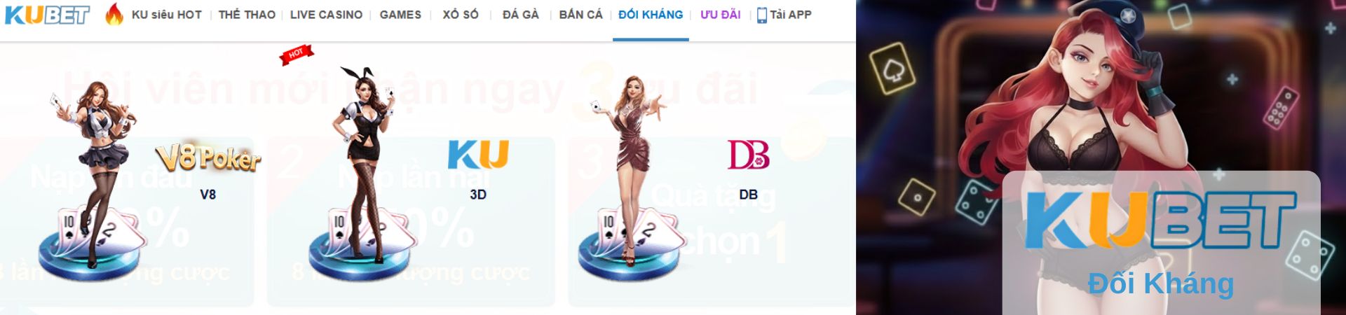 KUBET Đối Kháng với hình nhân vật hoạt hình và các nhà cung cấp V8 3D và DB